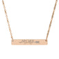 arcHER for Life - Horizontal Bar Necklace
