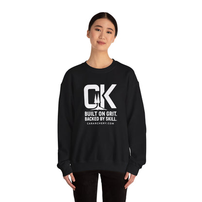 "Built on Grit. Backed by Skill." CK Crewneck Sweatshirt