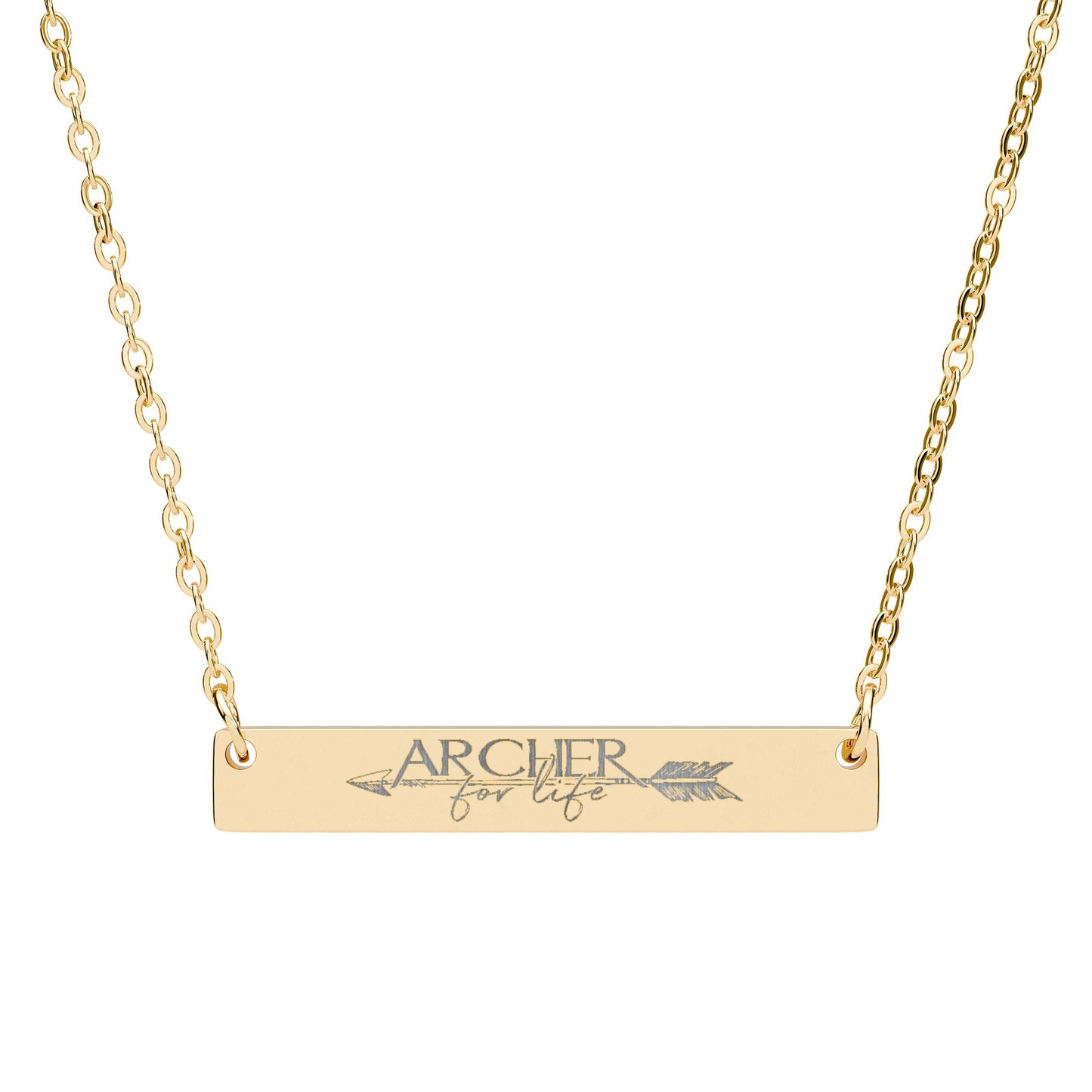 arcHER for Life - Horizontal Bar Necklace